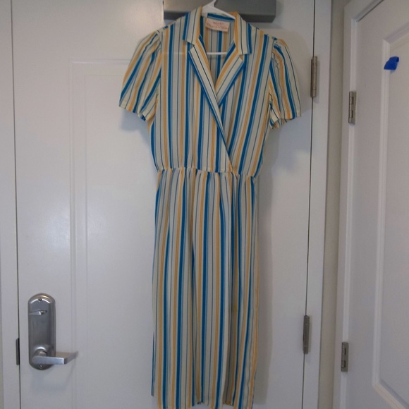 Miss O Oscar De La Renta Dress 1980s Small Silk
